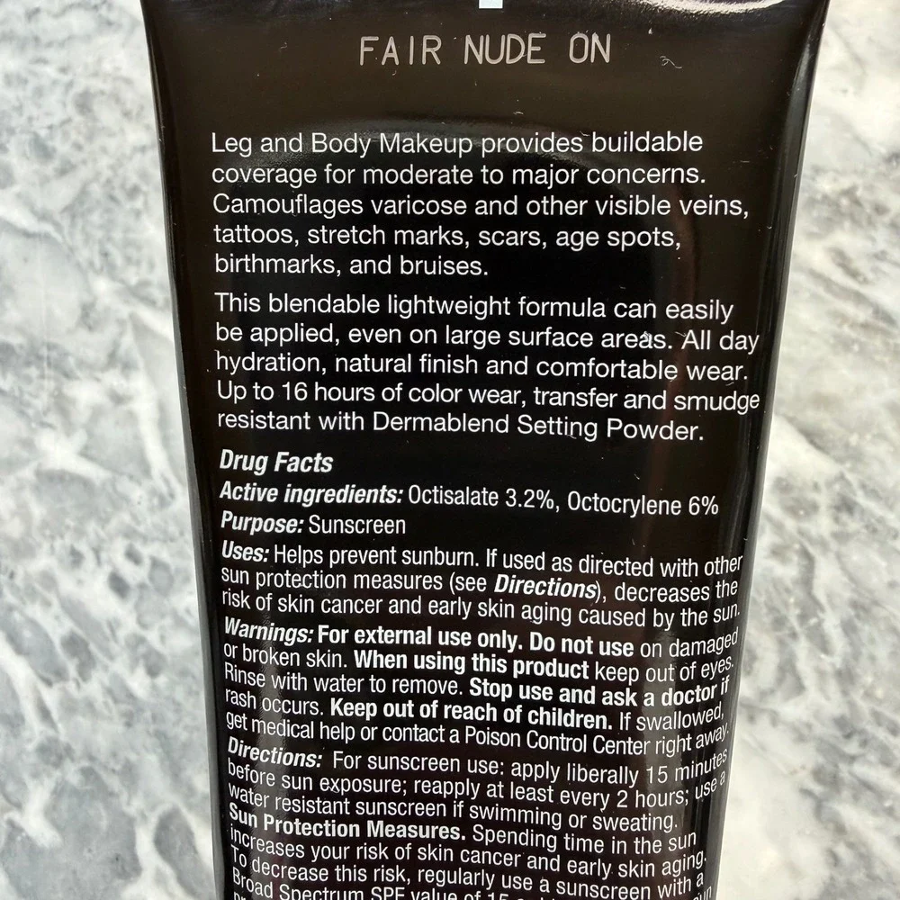 Dermablend Leg and Body Makeup Fair Nude 0N